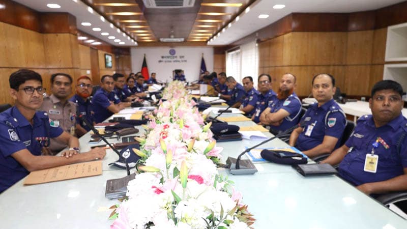 যশোরে জেলা পুলিশের মাসিক অপরাধ পর্যালোচনা সভা অনুষ্ঠিত
