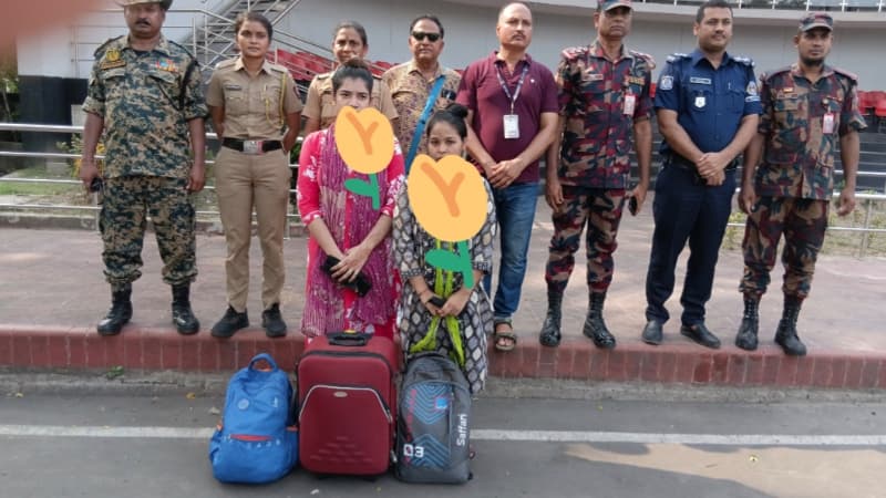 ভারত পাচার হওয়া দুই নারীকে বেনাপোল চেকপোস্ট দিয়ে ফেরত
