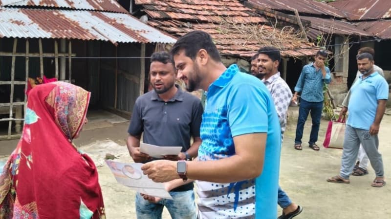মানুষের দুয়ারে ইমদাদের পদচারণা ও গণসংযোগ অব্যাহত
