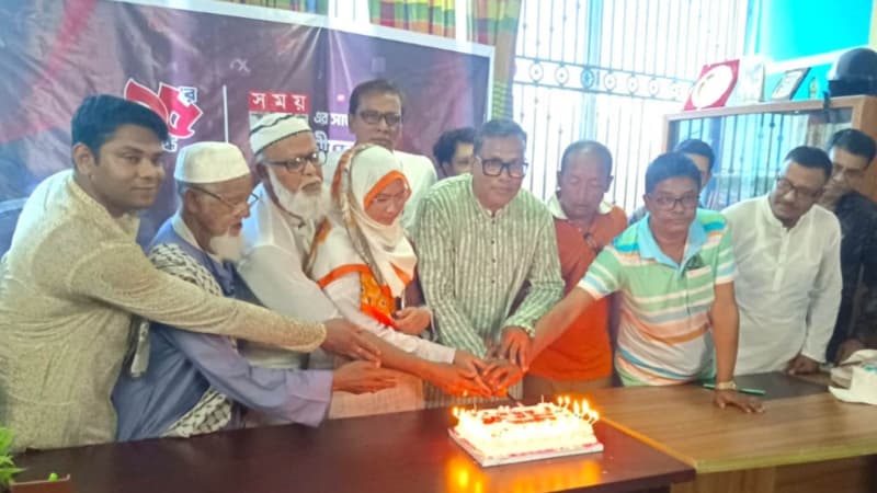 বেনাপোলে সময় টিভির প্রতিষ্ঠাবার্ষিকী পালিত