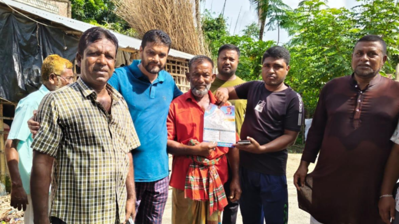 বেনাপোলে উন্নয়নের বার্তা নিয়ে গণসংযোগে ইমদা 
