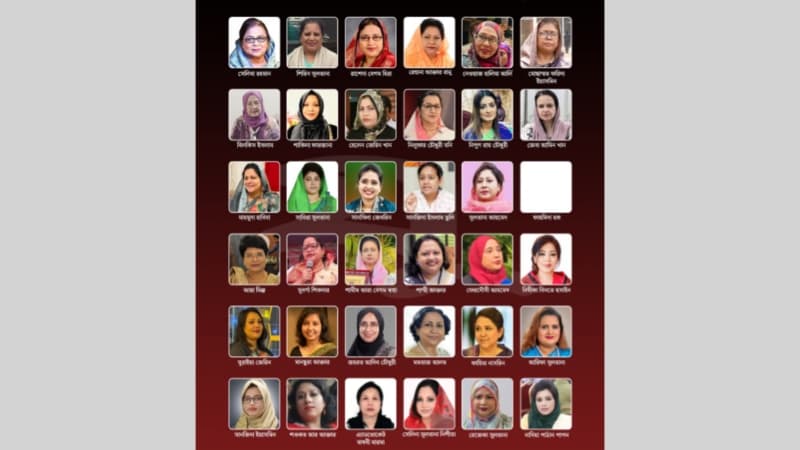 সংরক্ষিত নারী আসনে বিএনপির ৩৬ প্রার্থী চূড়ান্ত