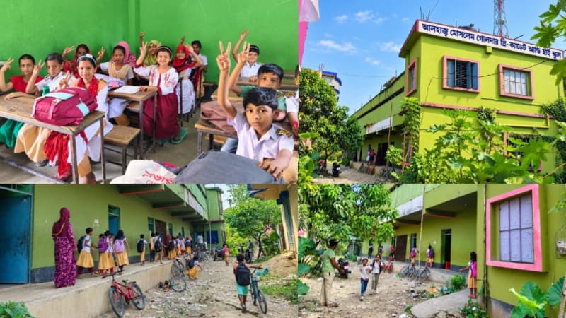 বারোপতায় শিক্ষার প্রসারে কাজ করছে আলহাজ্ব মোসলেম গোলদার প্রি ক্যাডেট এন্ড হাই স্কুল