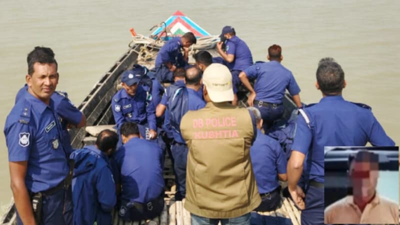 কুষ্টিয়ায় নৌ পুলিশের ওপর গুলিবর্ষণ মামলার আসামি ঢাকায় গ্রেফতার