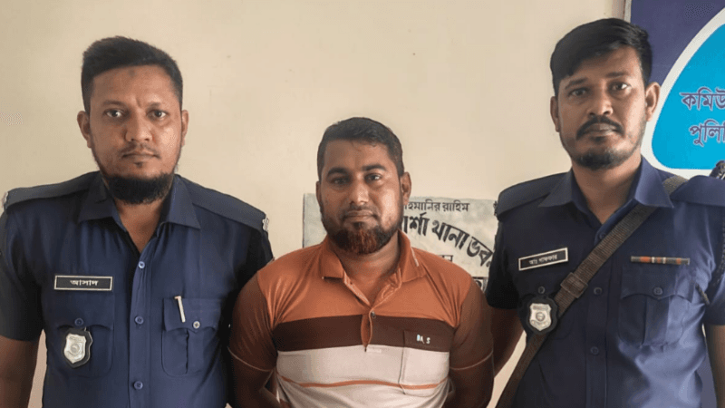 শার্শার ধর্ষণ মামলার আসামি বকুল সাতক্ষীরা থেকে গ্রেপ্তার