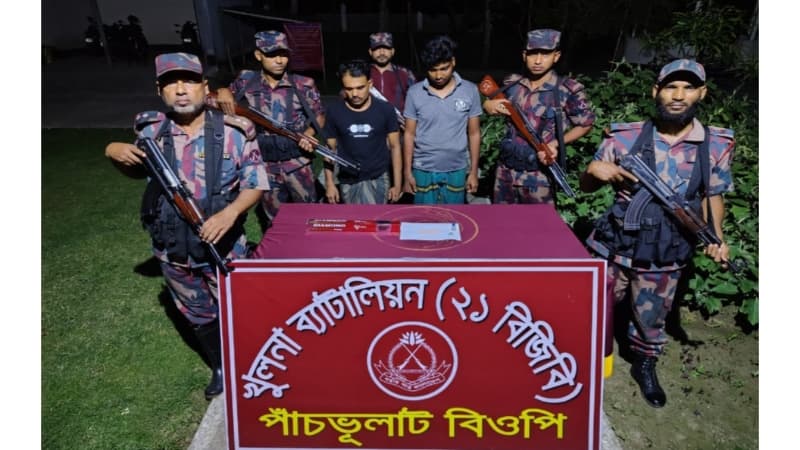 শার্শা সীমান্তে ইয়াবাসহ আটক ২