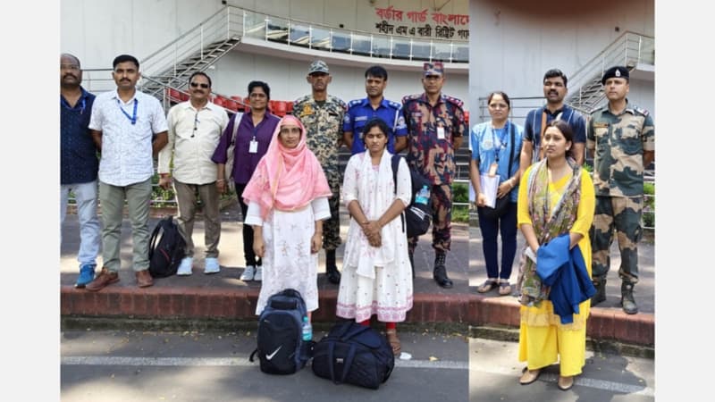ভারতে আটক তিন বাংলাদেশি নারী পৃথক প্রত্যাবর্তনে দেশে ফিরেছেন